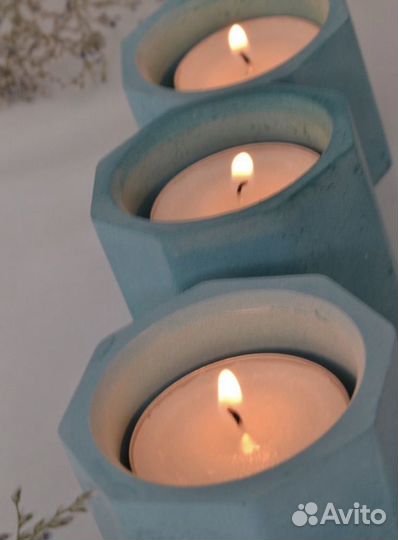 Подсвечники гипсовые