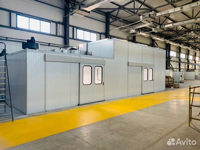 Покрасочная камера для деталей автомобиля (Россия)