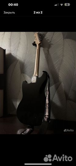Электрогитара fender squier mustang