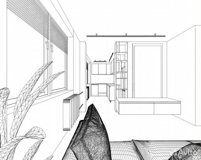 Сделаю визаализацию квартиры, расстановку мебели