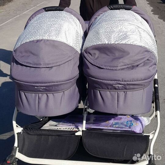 Коляска для двойни 3 в 1