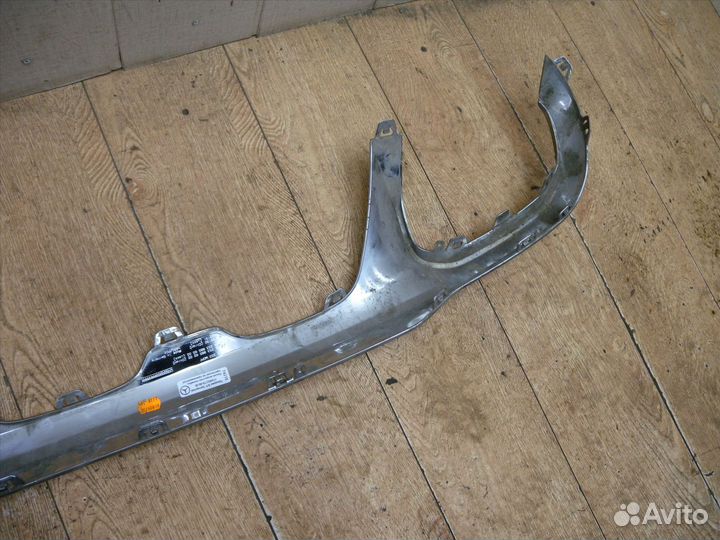 Хром юбки бампера Mercedes Х253 Мерседес х 253 глц