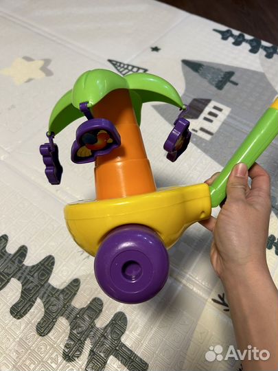 Каталка с ручкой пальма