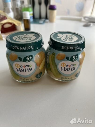 Пюре фрутовые и овощные