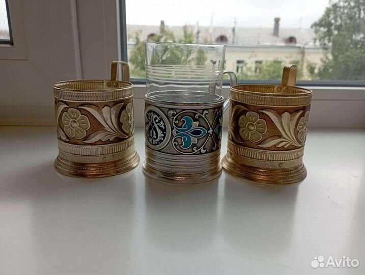 Подстаканник алюминиевый советский