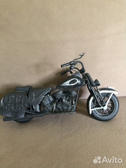 Статуэтка Мотоцикл Harley Ручная работа Металл