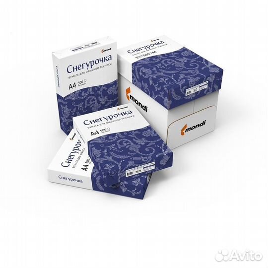 Бумага для офисной техники Снегурочка А4