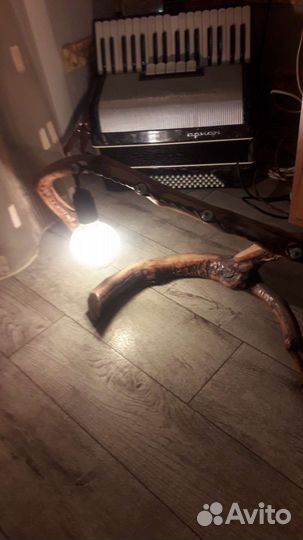 Светильник дерево ручная работа