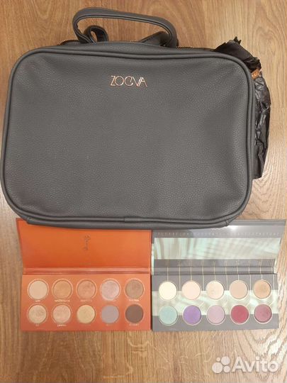 Тени zoeva, кейс визажиста