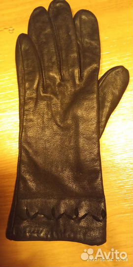 Перчатки женские кожаные 7 размер 3 вида