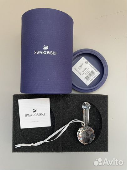 Подвеска Swarovski погремушка