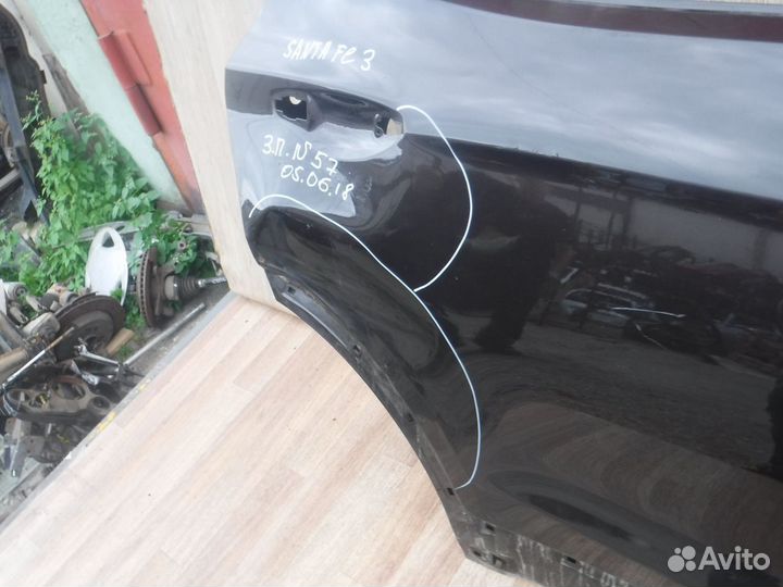 Дверь задняя правая (№57) Hyundai Santa FE 3 2015