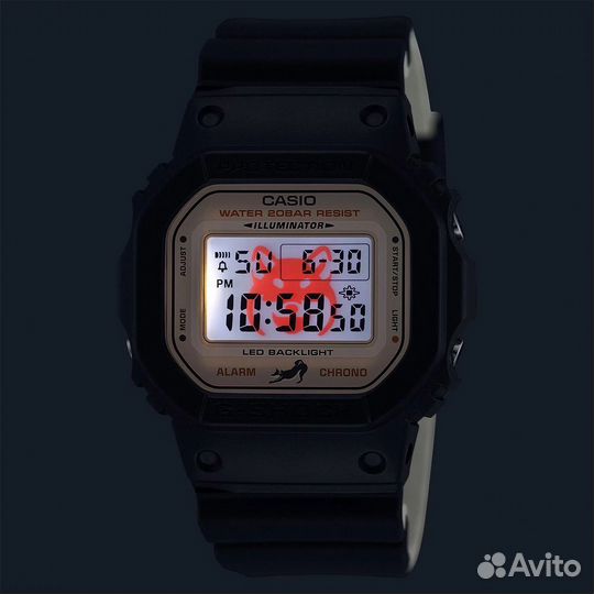 Наручные часы Casio G-shock DW-5600SHB-1 новинка