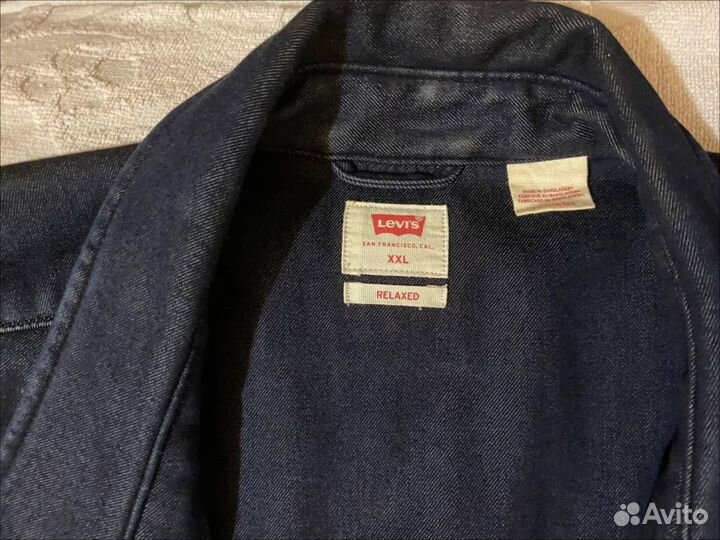 Джинсовая рубашка levis