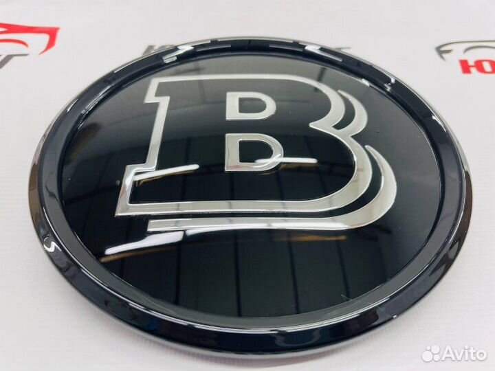 Черный знак Brabus в решетку радиатора Е213 2016+