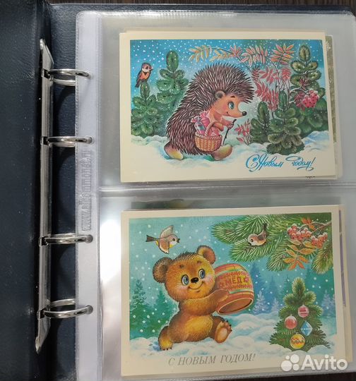 Советские открытки, календарики (альбом)