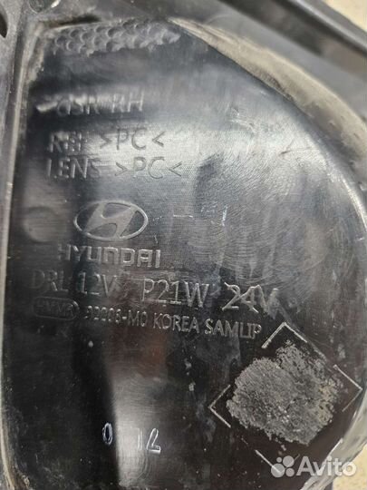 Ходовой фонарь хундай крета