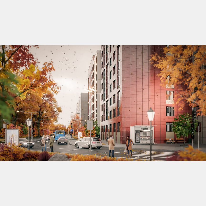 1-к. квартира, 35,9 м², 2/9 эт.
