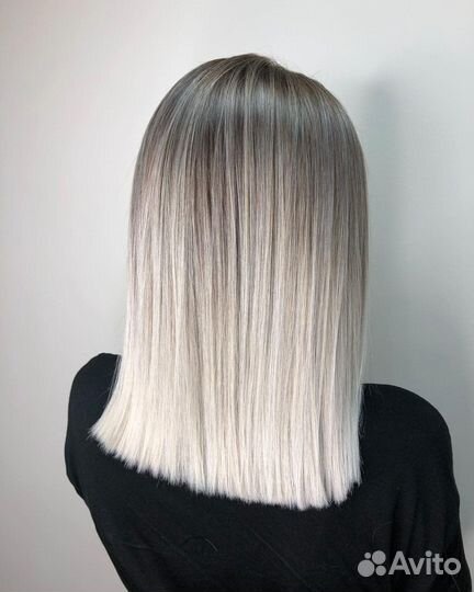 Окрашивание волос, сложное окрашивание, стрижка