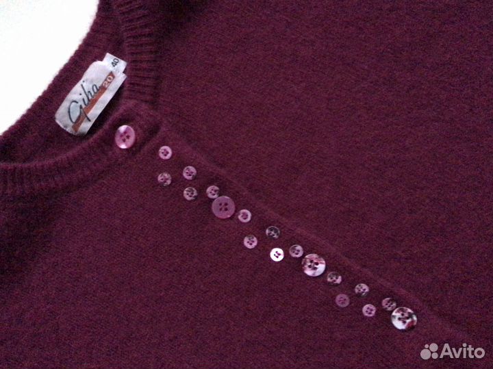 Джемпер ангора/шерсть р.46