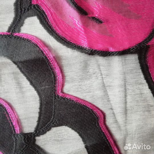 Отрез шифона с набивным рисунком