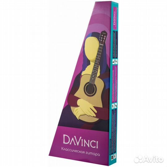 Классическая гитара davinci DC-50A BK pack