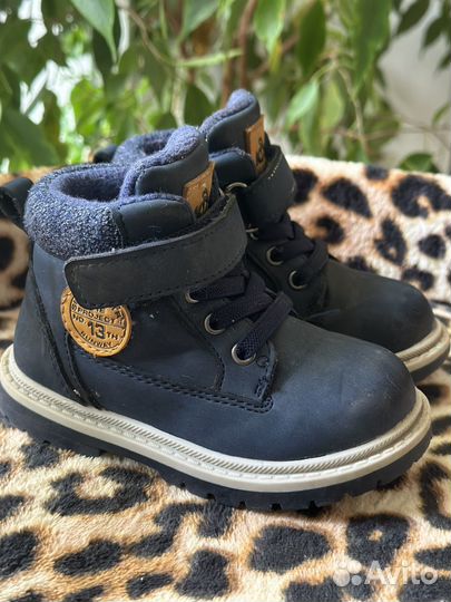 Ботинки демисезонные для мальчика 22 размер