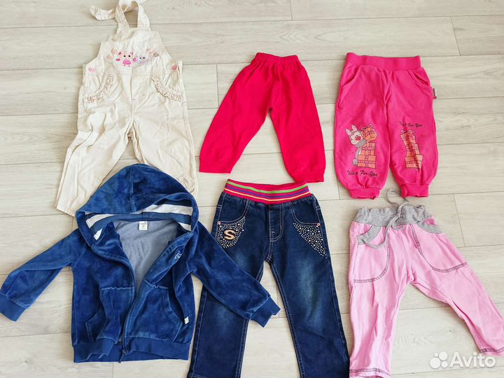 Большой пакет одежды для девочки 1-3 лет