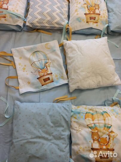 Бортики в детскую кроватку бу