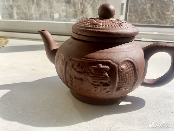 Заварочный чайник из глины