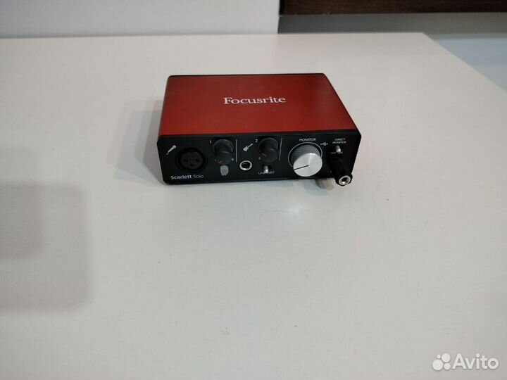 Аудиоинтерфейс Focusrite Scarlett Solo 3rd Gen