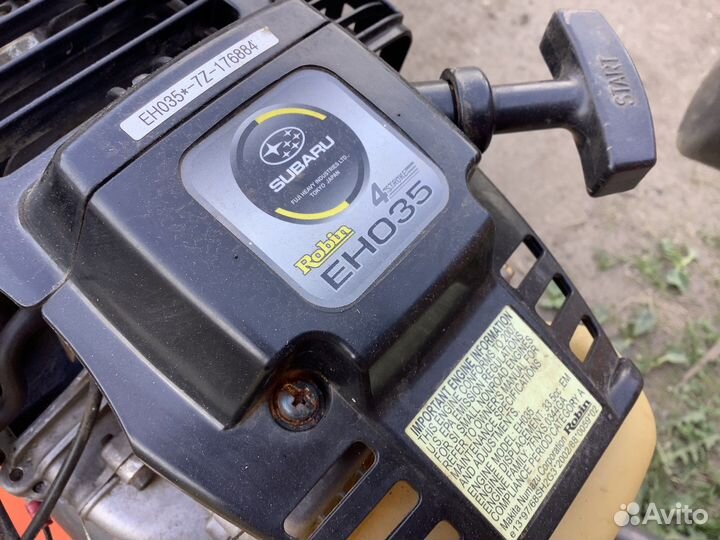 Культиватор с Японским движком Субару
