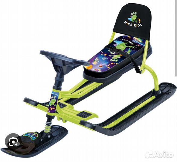 Детские санки с колёсами, и снегокат