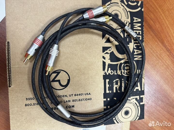 Межблочный кабель ZU audio Mission RCA mk.1 2m