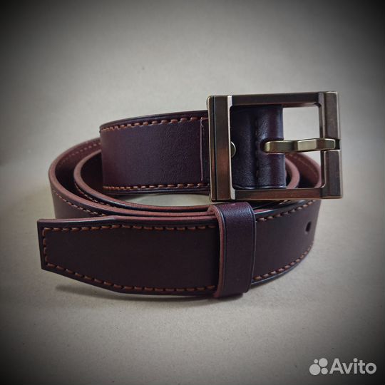 Ремень ручной работы из натуральной кожи