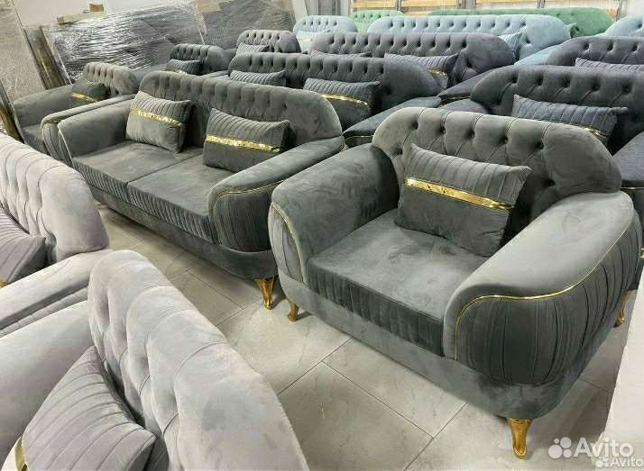Диван и 2 кресла