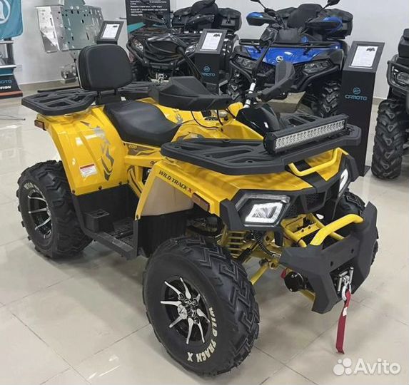 Квадроцикл Motoland Wild Track X 200 PRO желтый