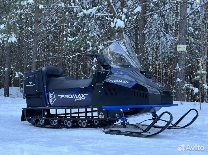 Снегоход promax yakut 500 long 2.0 4T 29 черный/си