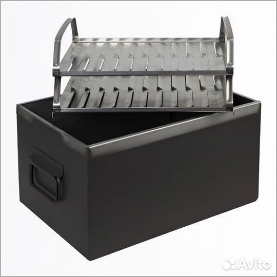 Коптильня из жаропрочной стали 1.2 мм средняя