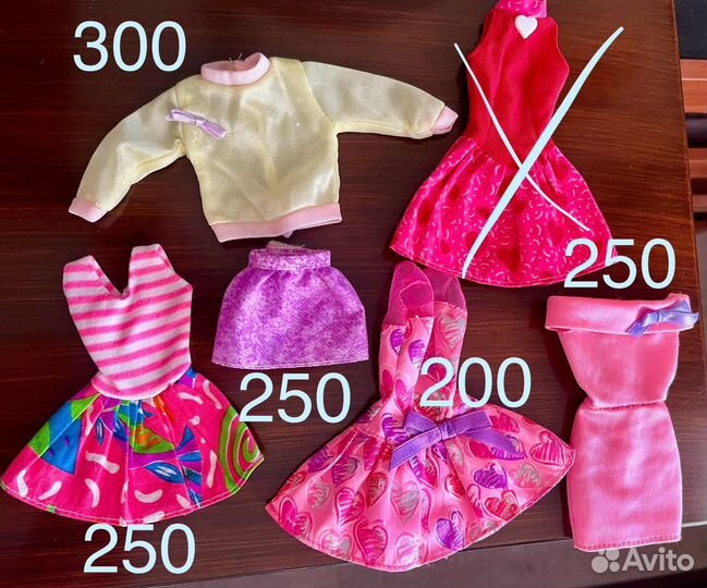 Одежда и обувь для barbie 90 х mattel