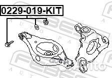 Болт эксцентрик infiniti FX45/35 2002-2008 к-кт