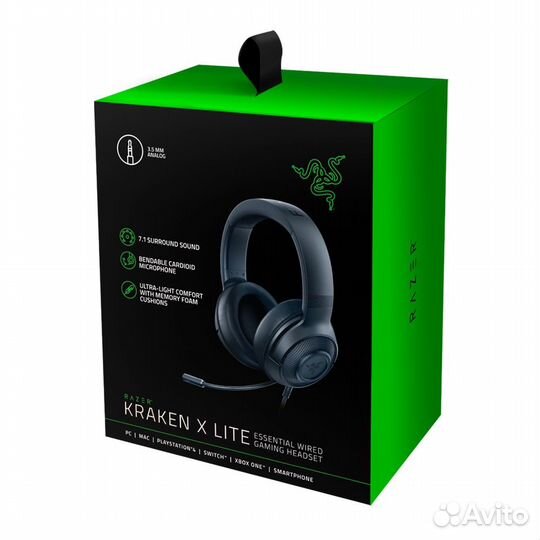 Игровые наушники Razer Kraken X lite