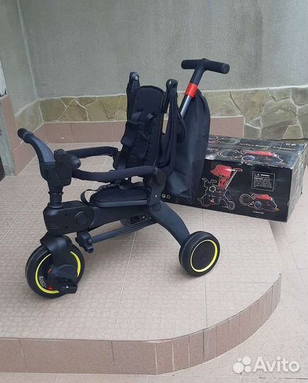 Трехколесный велосипед складной (для поездки)