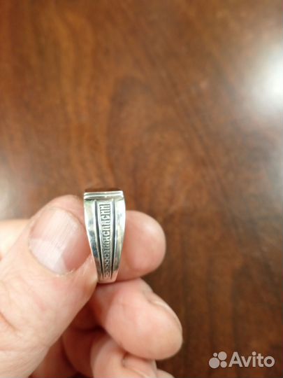Мужская серебряная печатка
