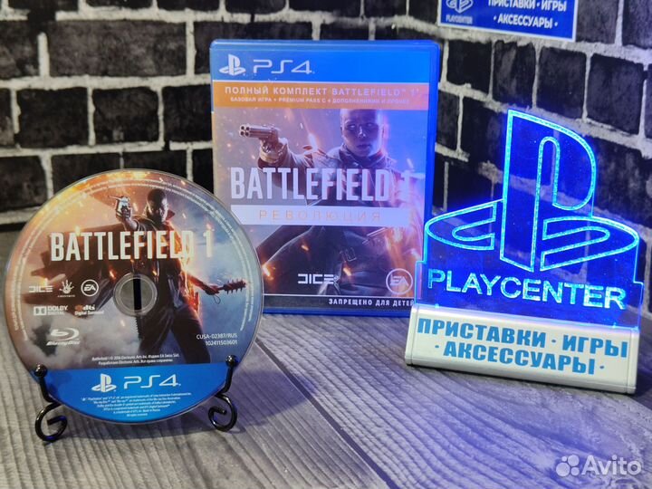 Battlefield 1 PS4 диск