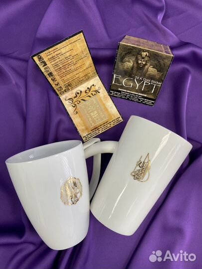 Золотая наклейка стикер православный крест