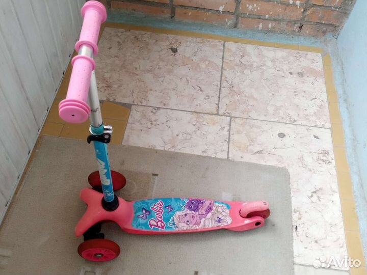 Самокат детский трехколесный бу