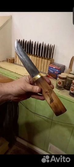 Нож охотничий Кованый