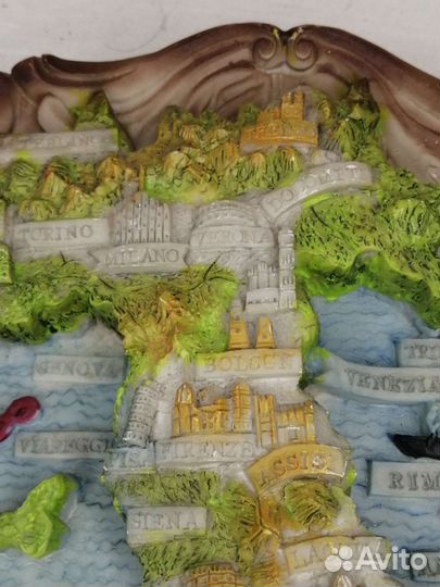 Настенная тарелка италия