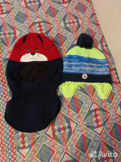 Шапка шлем для мальчика 48 50